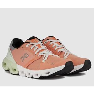 On Running Cloudflyer 4 Womens Sz 10 Running Shoes Peach Aloe Sneakers